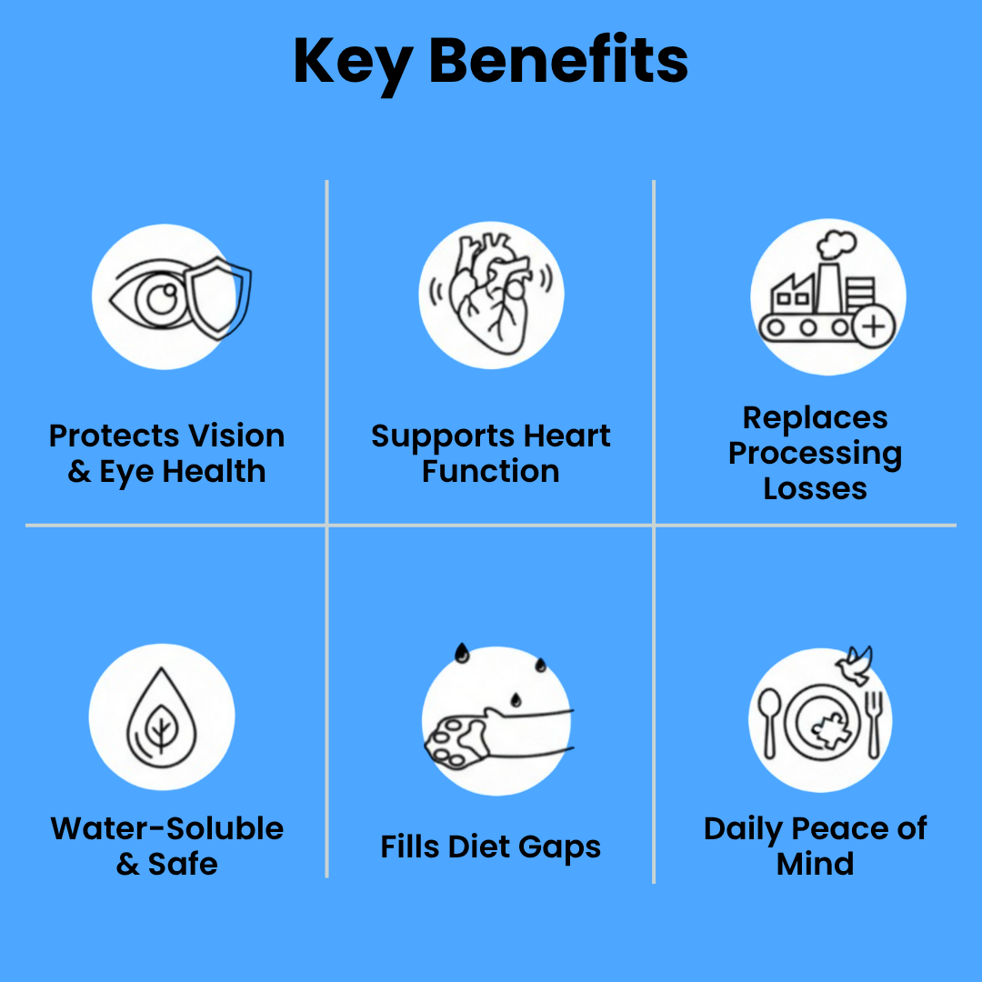 ViteraPet Taurine benefits for cats